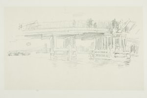 Starý most Battersea od James McNeill Whistler