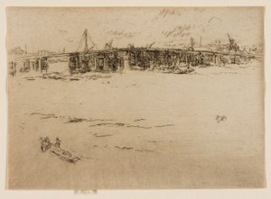 Starý most Battersea, č. 2 od James Abbott McNeill Whistler