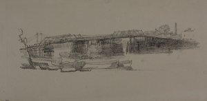 Starý most Battersea, č. 2 od James Abbott McNeill Whistler