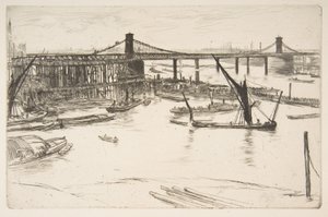 Starý Hungerfordský most od James McNeill Whistler
