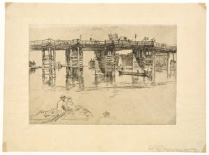 Starý most Putney od James Abbott McNeill Whistler