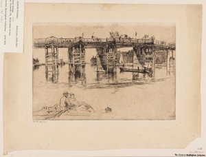 Starý most Putney od James Abbott McNeill Whistler