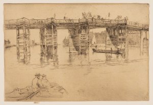 Starý most Putney od James Abbott McNeill Whistler