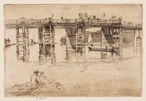 Starý most Putney od James Abbott McNeill Whistler