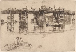 Starý most v Putney od James McNeill Whistler