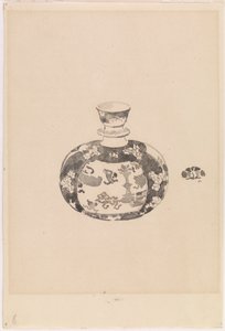 Vejčitá zázvorová sklenice s víkem ve tvaru zvonu od James Abbott McNeill Whistler