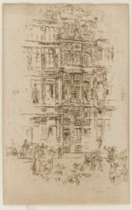 Paláce, Brusel od James Abbott McNeill Whistler