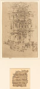 Paláce, Brusel od James Abbott McNeill Whistler