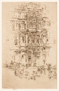 Paláce, Brusel od James Abbott McNeill Whistler