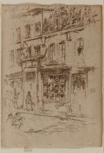 Little Butter Street, Brusel od James Abbott McNeill Whistler