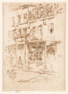 Little Butter Street, Brusel od James Abbott McNeill Whistler