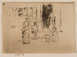 Spodnička Lane od James Abbott McNeill Whistler