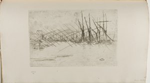 Přístaviště sleďů na okurky od James Abbott McNeill Whistler