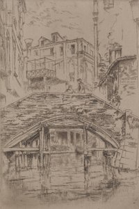 Ponte del Piovan od James McNeill Whistler