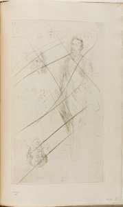 Portrétní skici včetně F.R. Leyland a Whistler od James Abbott McNeill Whistler