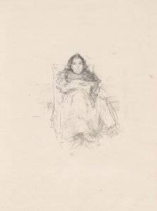 Portrétní studie: Mrs. Philip, č. 3 (recto) Portrétní studie: Geneviève Mallarmé (verze)