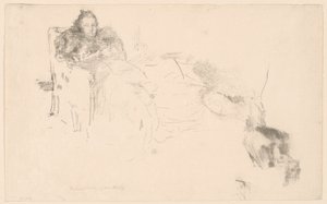 Portrétní studie: paní Philipová, č. 4 [Studie společnosti Philips] od James Abbott McNeill Whistler