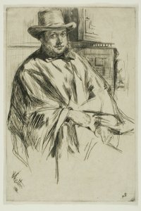 Portrét muže od James Abbott McNeill Whistler