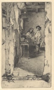 Rag Pickers, Mouffetard District, Paříž od James Abbott McNeill Whistler