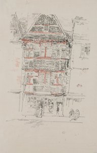 Červený dům, Paimpol od James Abbott McNeill Whistler