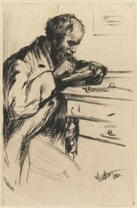 Riault (Dřevorytec) od James Abbott McNeill Whistler
