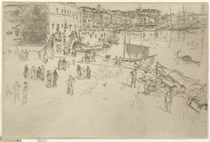 Riva, č. 1 od James Abbott McNeill Whistler