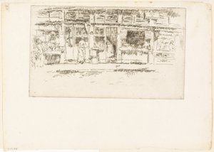 Rue de la Rochefoucauld od James Abbott McNeill Whistler