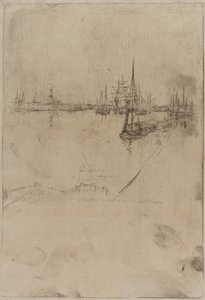 Doprava, Benátky od James Abbott McNeill Whistler