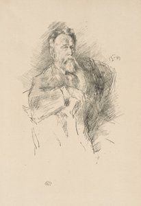Náčrt Williama E. Henleyho od James Abbott McNeill Whistler