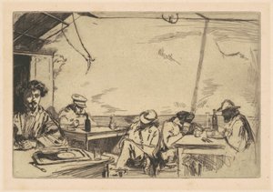 Polévka za tři penny od James Abbott McNeill Whistler