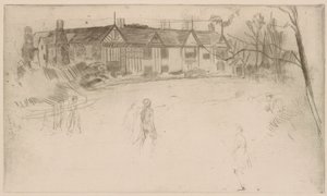 Speke Hall od James Abbott McNeill Whistler