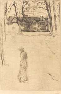 Speke Hall, č.1 od James Abbott McNeill Whistler