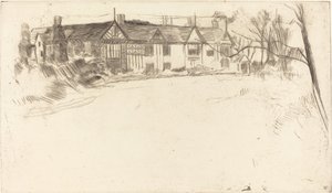 Speke Hall, č.2 od James Abbott McNeill Whistler