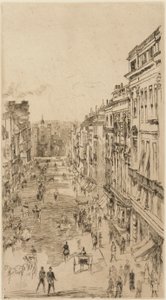 Ulice svatého Jakuba od James Abbott McNeill Whistler