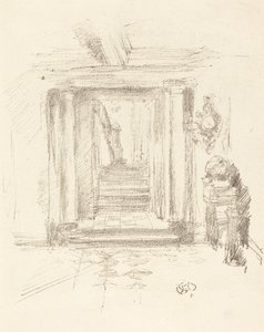 Schodiště od James Abbott McNeill Whistler