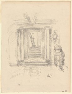 Schodiště od James Abbott McNeill Whistler