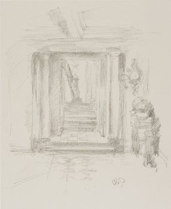 Schodiště od James Abbott McNeill Whistler