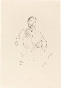 Stephane Mallarmé, č. 2 od James Abbott McNeill Whistler