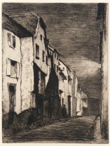 Ulice v Saverne od James Abbott McNeill Whistler