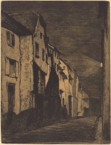 Ulice v Saverne od James Abbott McNeill Whistler