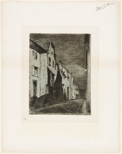 Ulice v Saverne od James Abbott McNeill Whistler