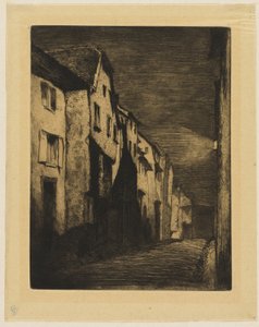 Ulice v Saverne od James Abbott McNeill Whistler