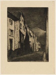 Ulice v Saverne od James Abbott McNeill Whistler