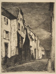 Ulice v Saverne od James McNeill Whistler