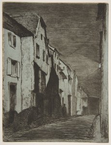 Ulice v Saverne od James McNeill Whistler