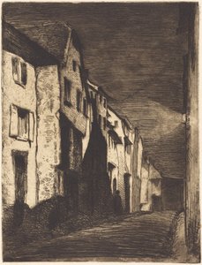 Ulice v Saverne od James McNeill Whistler