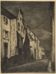 Ulice v Saverne od James McNeill Whistler