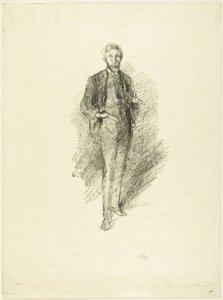Studie: Joseph Pennell od James Abbott McNeill Whistler