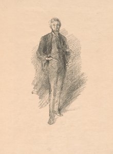 Studie: Joseph Pennell od James Abbott McNeill Whistler