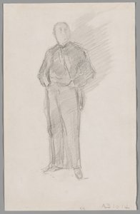 Studie k portrétu Thomase Waye od James McNeill Whistler